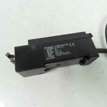 Keyence LV-21AP Digital Laser Sensor Amplifier 12-24VDC