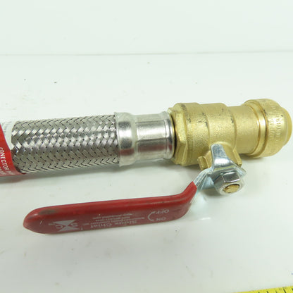 Sioux Chief 279-3F3Q18FP 18" Braided Stainless Steel Connector 3/4" FIP x 3/4"