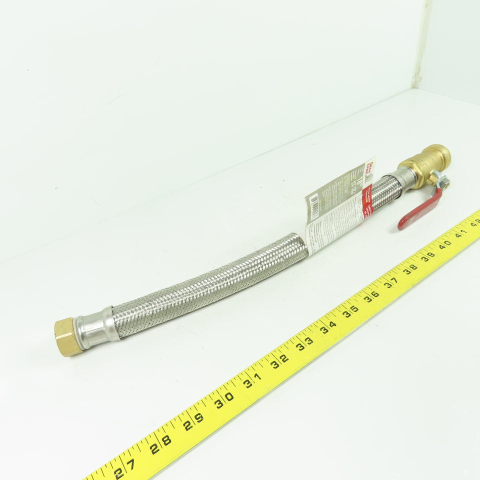 Sioux Chief 279-3F3Q18FP 18" Braided Stainless Steel Connector 3/4" FIP x 3/4"