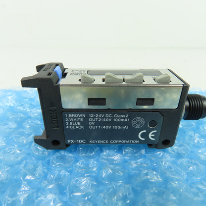 Keyence PX-10C IP67 Digital Photoelectric Sensor Amplifier 12-24VDC NEW