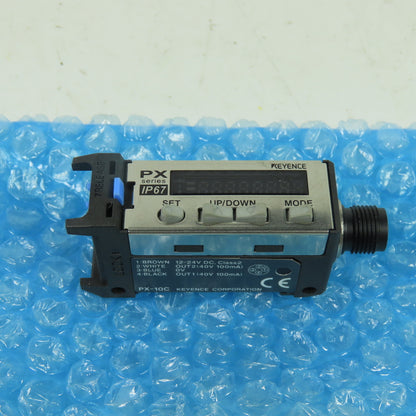 Keyence PX-10C IP67 Digital Photoelectric Sensor Amplifier 12-24VDC NEW