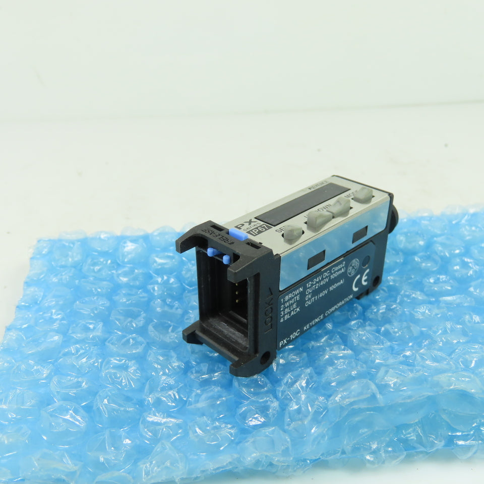 Keyence PX-10C IP67 Digital Photoelectric Sensor Amplifier 12-24VDC NEW