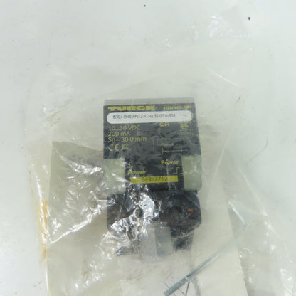 Turck BI30U-CK40-AP6X2-H1141/S1590 W/BS4 Uprox Inductive Proximity Sensor 10-30V