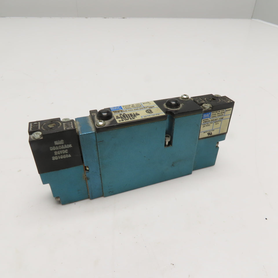 MAC 92B-BAB-000-DM-DDAP-1DM Solenoid Valve 24VDC 20 to 120 PSI