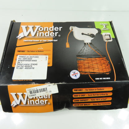 Green Leaf WW3D Winter Winder Hand Crank Extension Cord Winder NEW