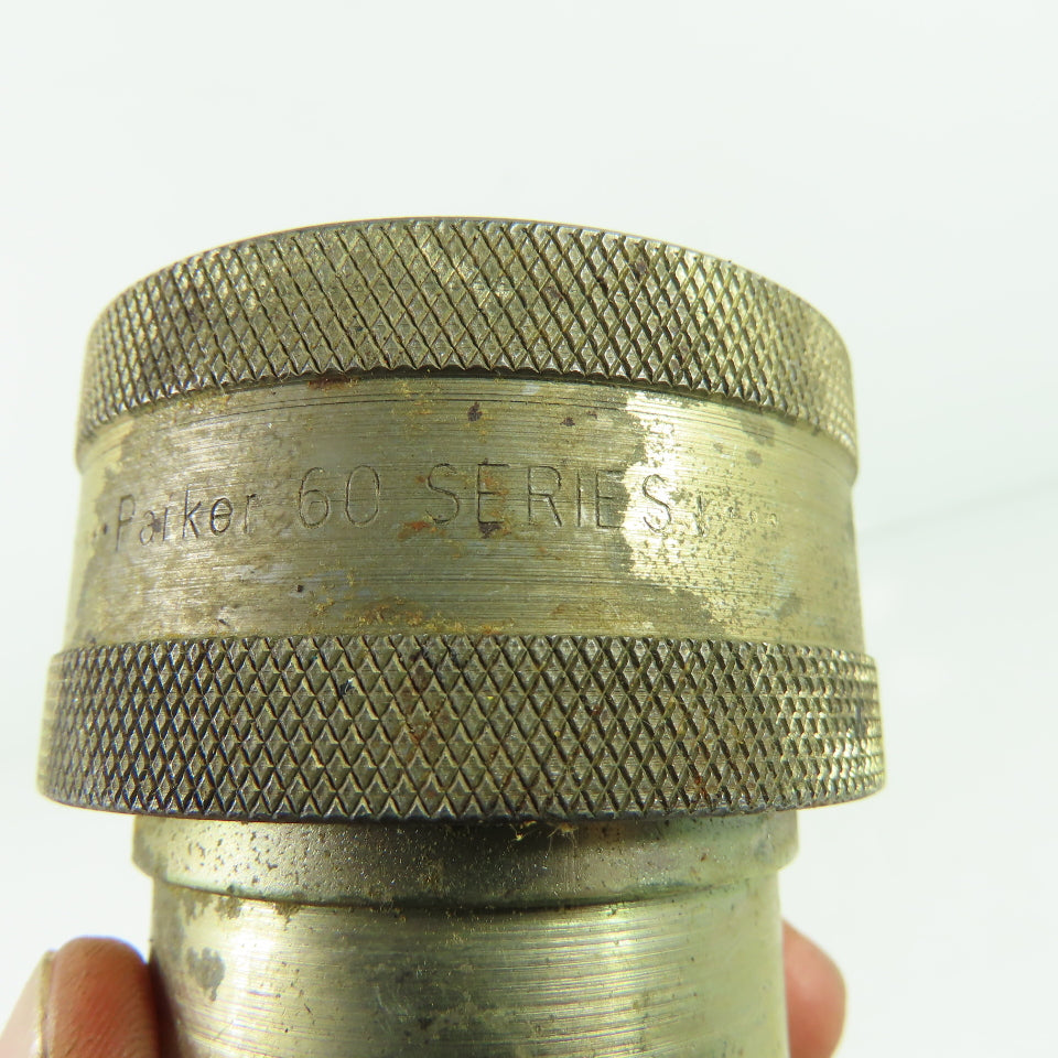 Parker H8-62 60 Series Female Body Hydraulic Quick Disconnect Coupling 1"NPT