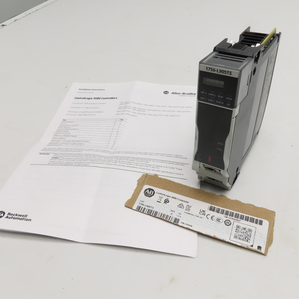 Allen-Bradley 1756-L905TS ControlLogix 5590 Controller Module Ser A FW ...