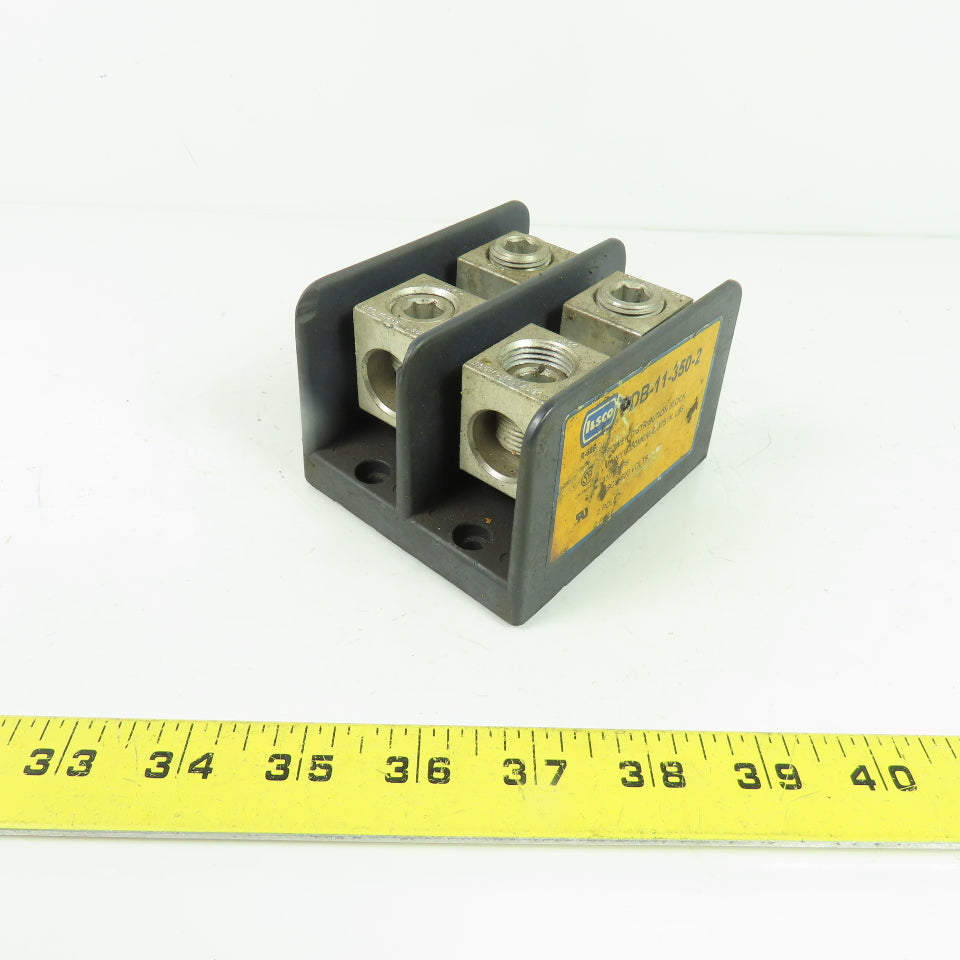 Ilsco PDB-11-350-2 2-Pole Power Distribution Block 310A 600V – Bullseye ...