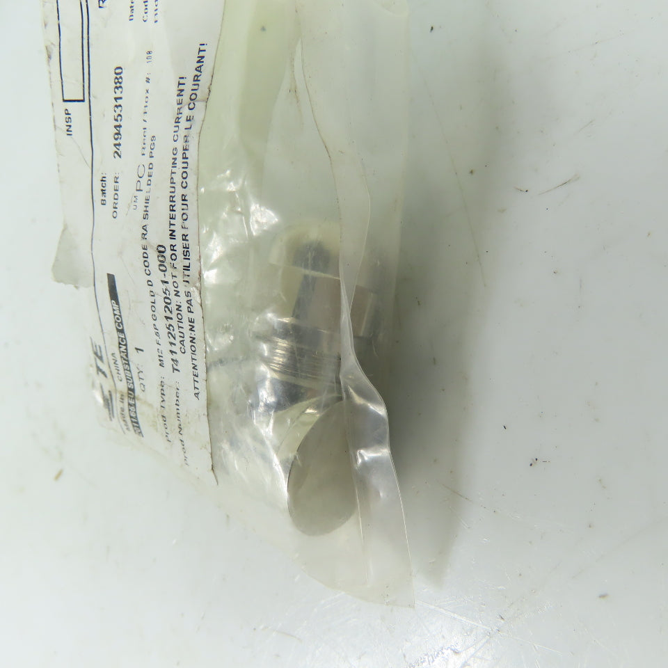 TE Connectivity T4112512051-000 M12 5-Pin Gold Right Angle PG9 Sensor Connector