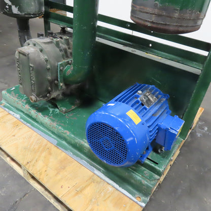 Duroflow 4504VT 10Hp 230/460V Positive Rotary Lobe Blower W/ Candle Filter