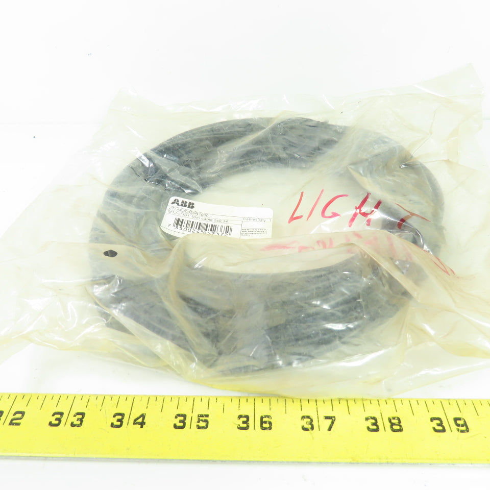 ABB M12-C101 2TLA020056R1000 10m M12 5x0.34 Sensor Cordset Cable NEW