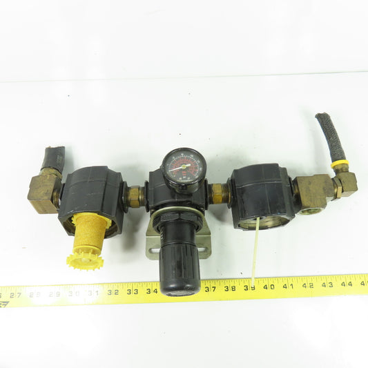 Norgren R74R-6AK-RMG Pneumatic Filter Regulator Lubricator Assembly 3/4" NPT