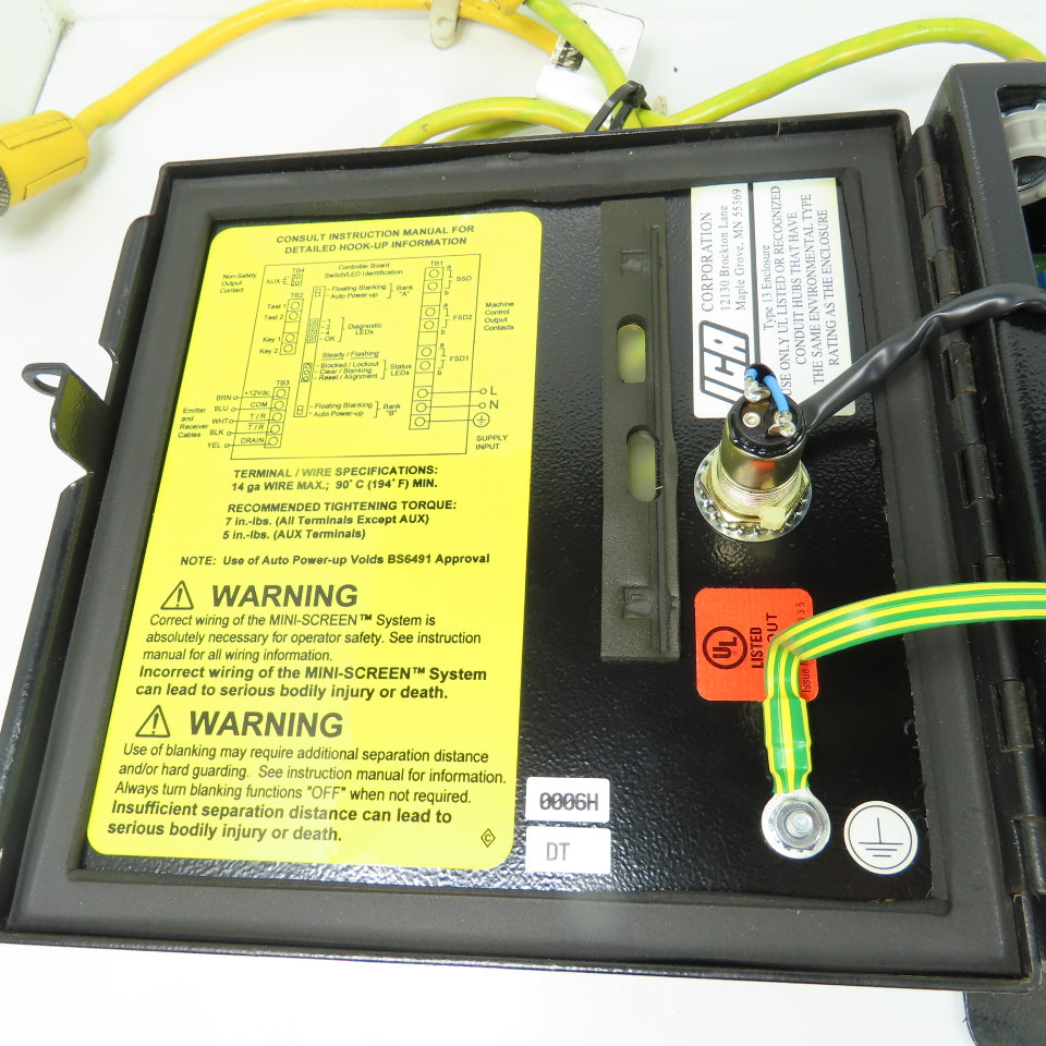Banner MSCA-1 MINI-SCREEN Controller Control Box 115VAC