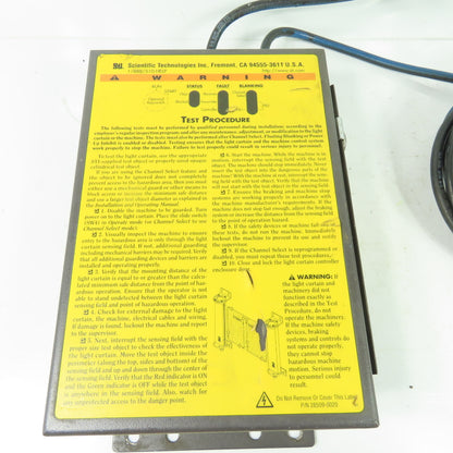 STI 70027-1000 LCC-FB-AC1-U MiniSafe MS4300 Series Light Curtain Controller 115V