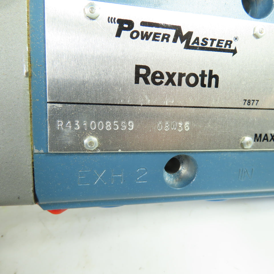 Rexroth 7877 R431008599 PowerMaster Pneumatic Directional Control Valve 150 PSI