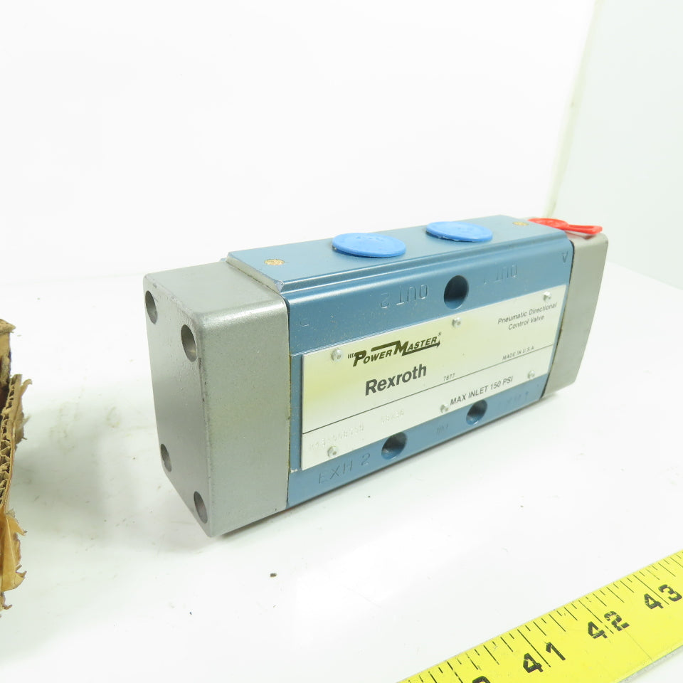 Rexroth 7877 R431008599 PowerMaster Pneumatic Directional Control Valve 150 PSI