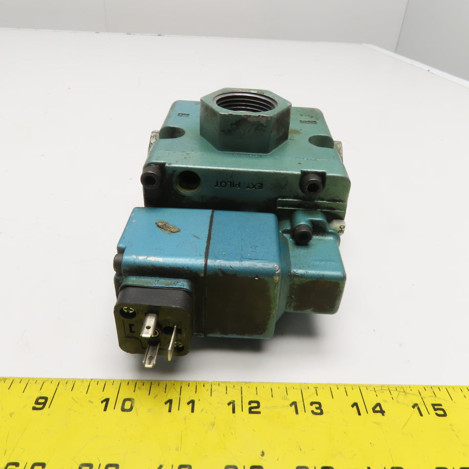 MAC 57D-13-111CA 3 Way Pneumatic Solenoid Valve 110/120V Coil 1" NPT