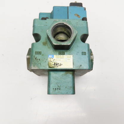 MAC 57D-13-111CA 3 Way Pneumatic Solenoid Valve 110/120V Coil 1" NPT
