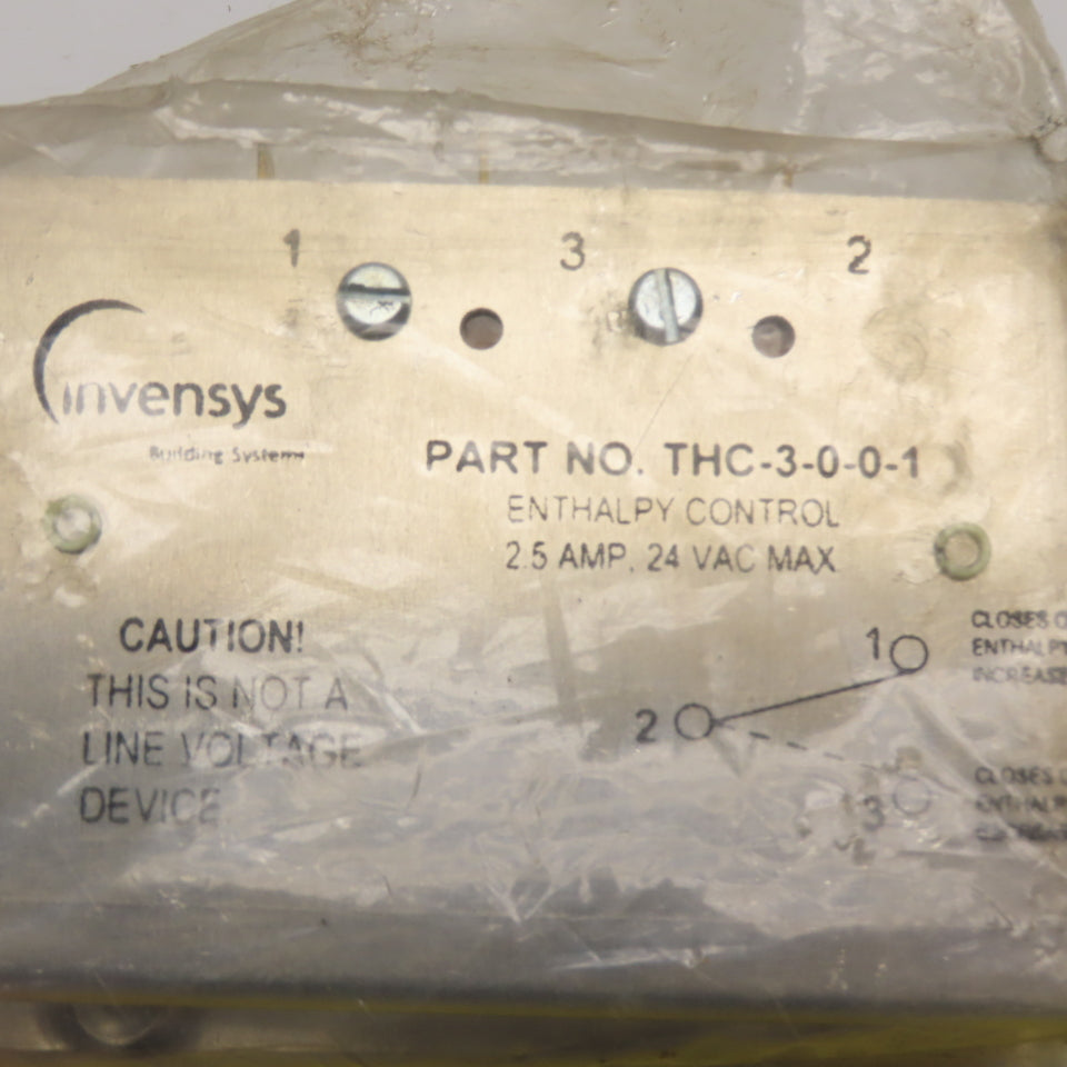 Invensys THC-3-0-0-1 Enthalpy Controller 2.5A 24VAC