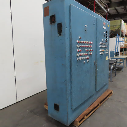 84" x 87" x 20" Free Standing Electrical Enclosure Back Plate Buttons Disconnect