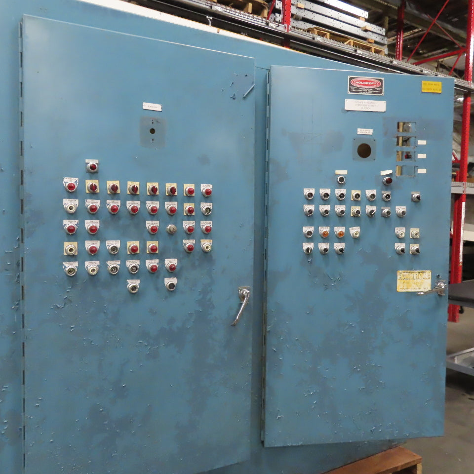 84" x 87" x 20" Free Standing Electrical Enclosure Back Plate Buttons Disconnect