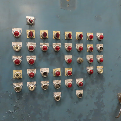 84" x 87" x 20" Free Standing Electrical Enclosure Back Plate Buttons Disconnect