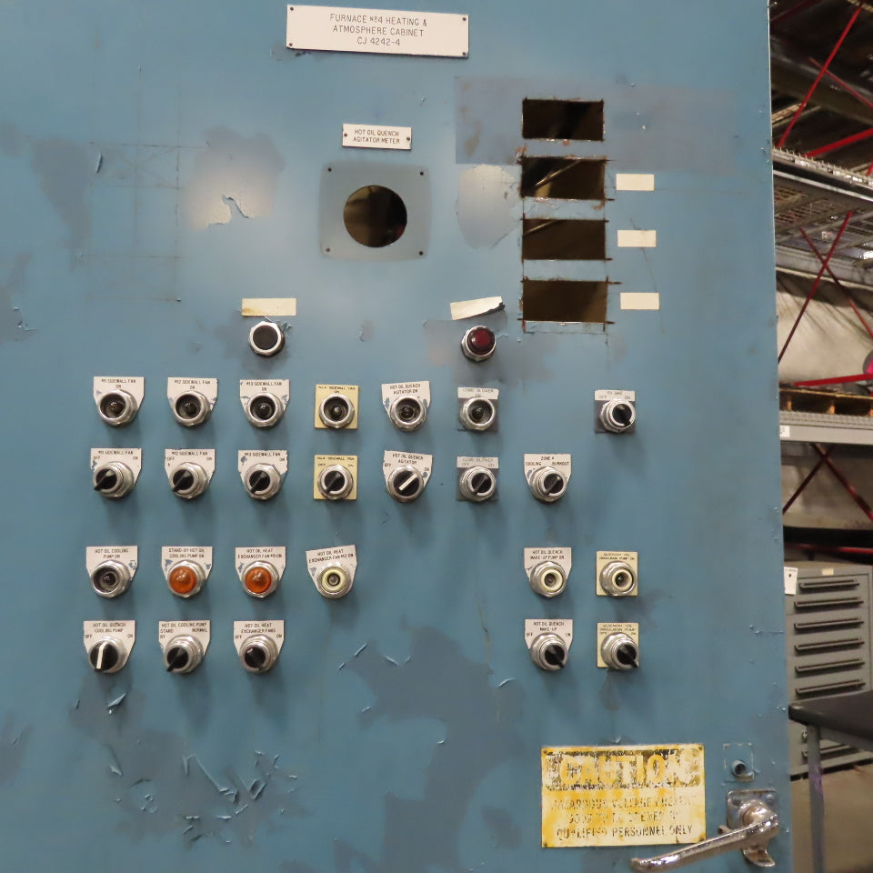 84" x 87" x 20" Free Standing Electrical Enclosure Back Plate Buttons Disconnect