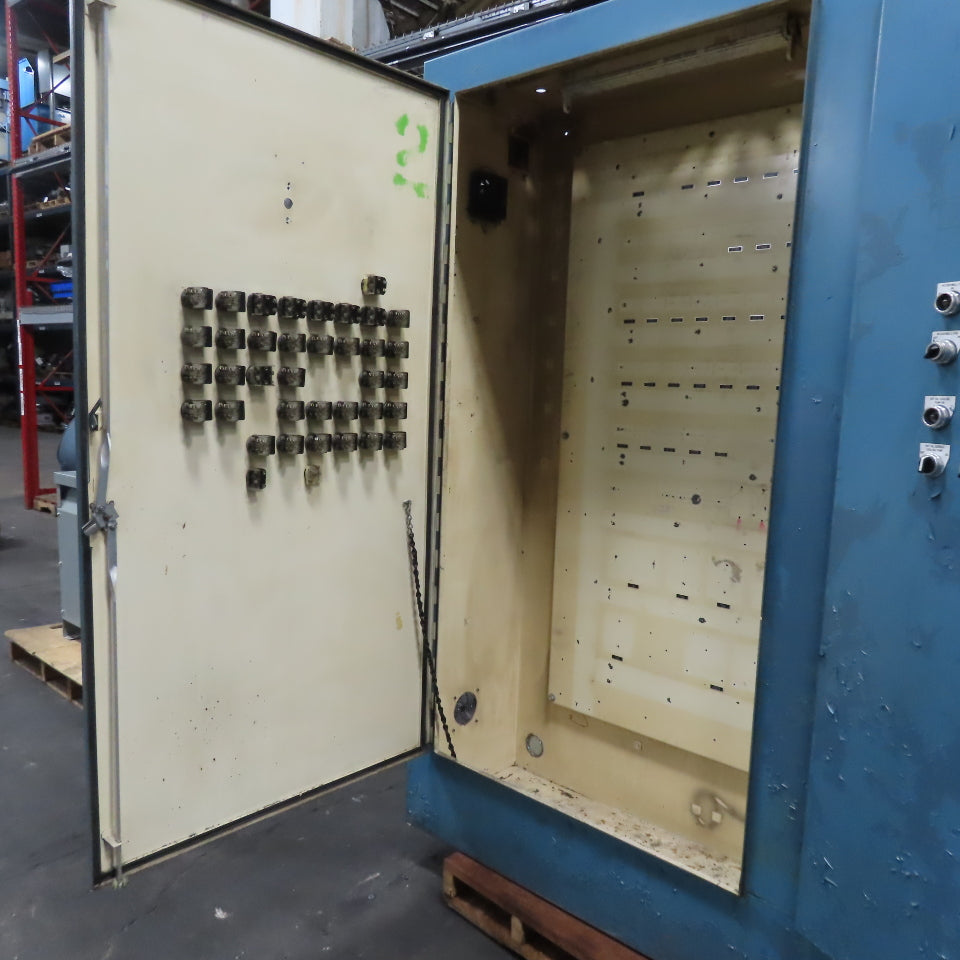 84" x 87" x 20" Free Standing Electrical Enclosure Back Plate Buttons Disconnect