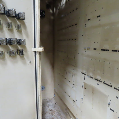 84" x 87" x 20" Free Standing Electrical Enclosure Back Plate Buttons Disconnect