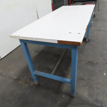 IAC Industries 30" x 72" x 36" Tall Laminated Top Work Bench Table Desk