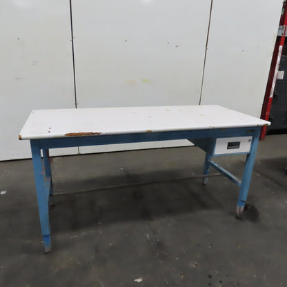 IAC Industries 30" x 72" x 36" Tall Laminated Top Work Bench Table Desk