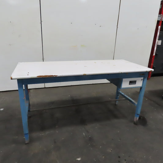 IAC Industries 30" x 72" x 36" Tall Laminated Top Work Bench Table Desk