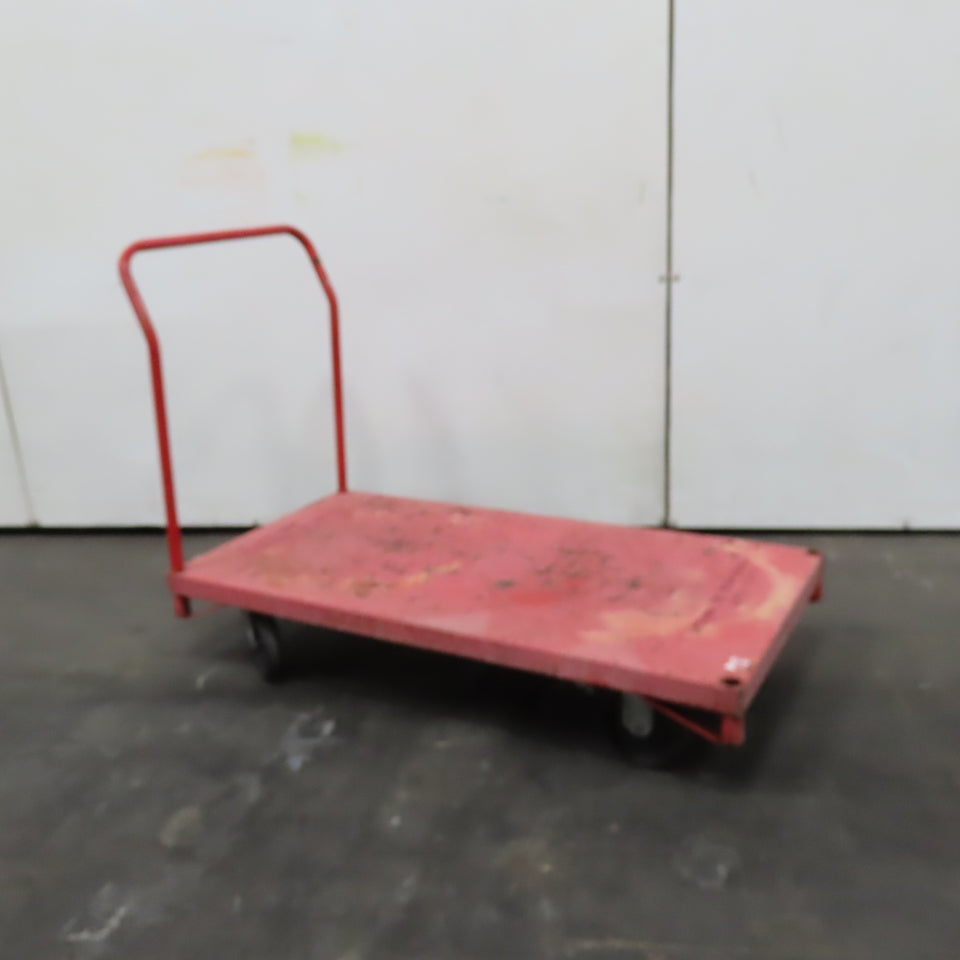 48" x 24" x 9" Tall Rolling Platform Truck Hand Cart Flatbed Dolly