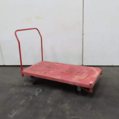 48" x 24" x 9" Tall Rolling Platform Truck Hand Cart Flatbed Dolly