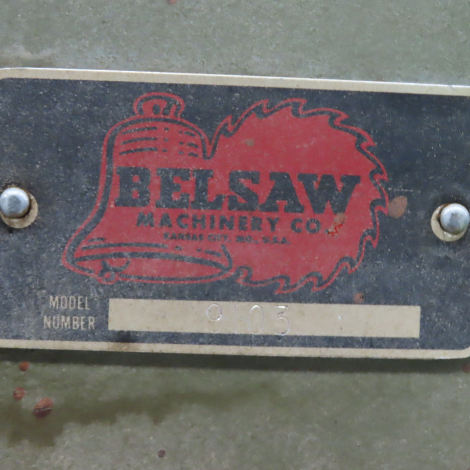 Bellsaw Model 9103 12" Wood Planer 208-230V 1Ph