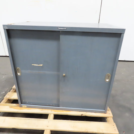 Steelmaster 3 Shelf Sliding Door Wall Mount Storage Cabinet 30" x 27" x 16"