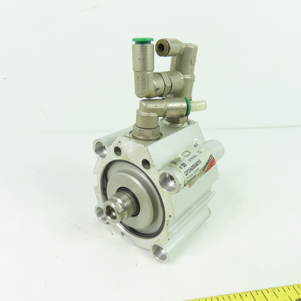 Camozzi QP2A050A010 50mm Bore 10mm Stroke Compact Air Cylinder 10 bar