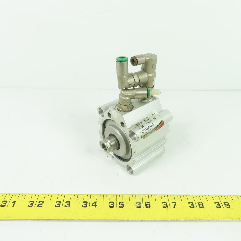 Camozzi QP2A050A010 50mm Bore 10mm Stroke Compact Air Cylinder 10 bar