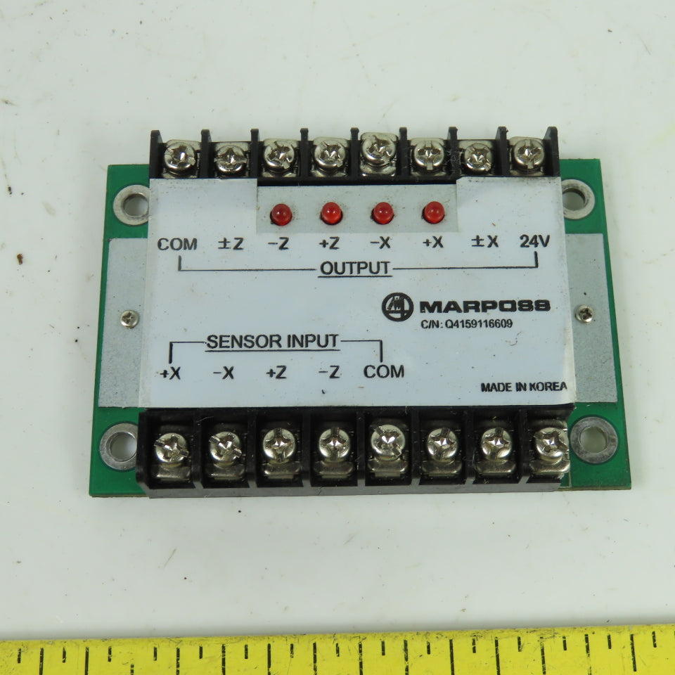 Marposs Q4159116609 Sensor Input Output Interface Board 24V