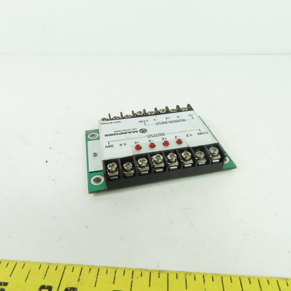 Marposs Q4159116609 Sensor Input Output Interface Board 24V