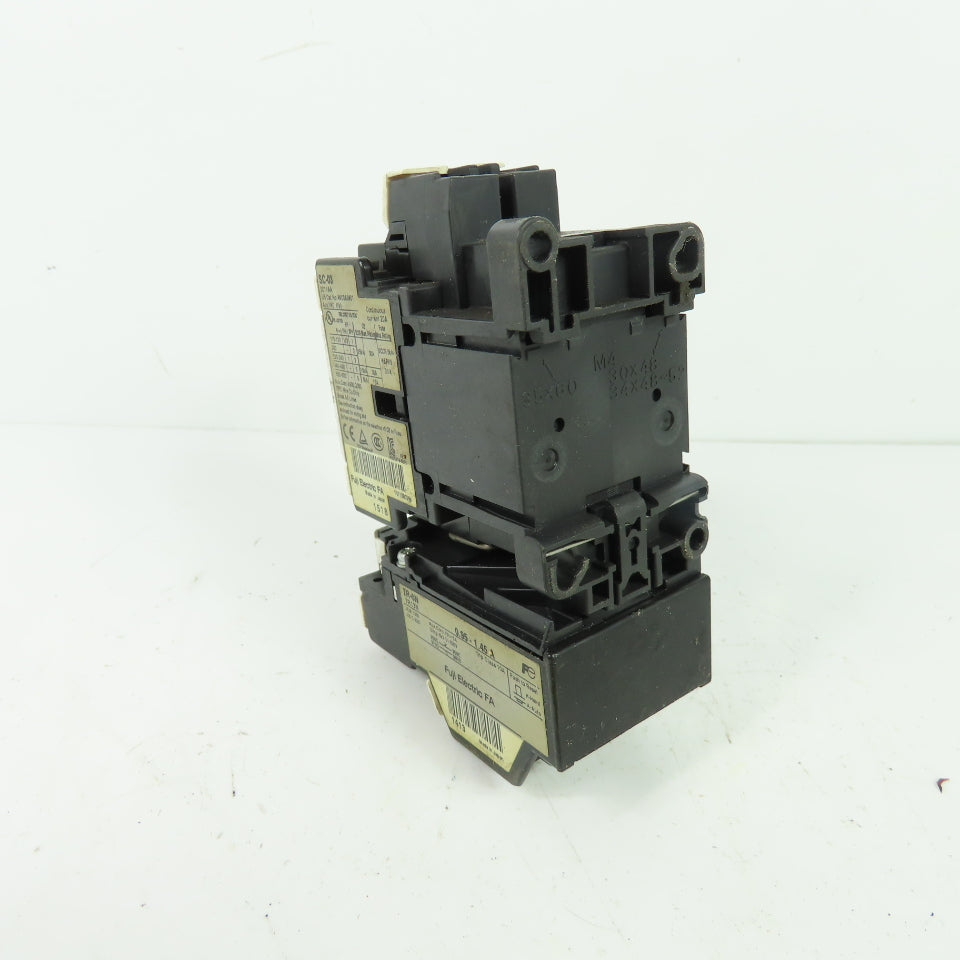 Fuji SC-03 3-Pole Magnetic Contactor W/ TR-0N 0.95-1.45A Overload Relay