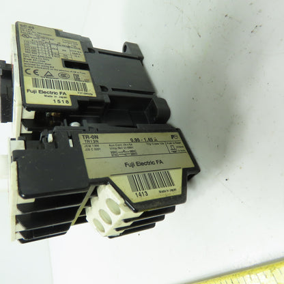 Fuji SC-03 3-Pole Magnetic Contactor W/ TR-0N 0.95-1.45A Overload Relay