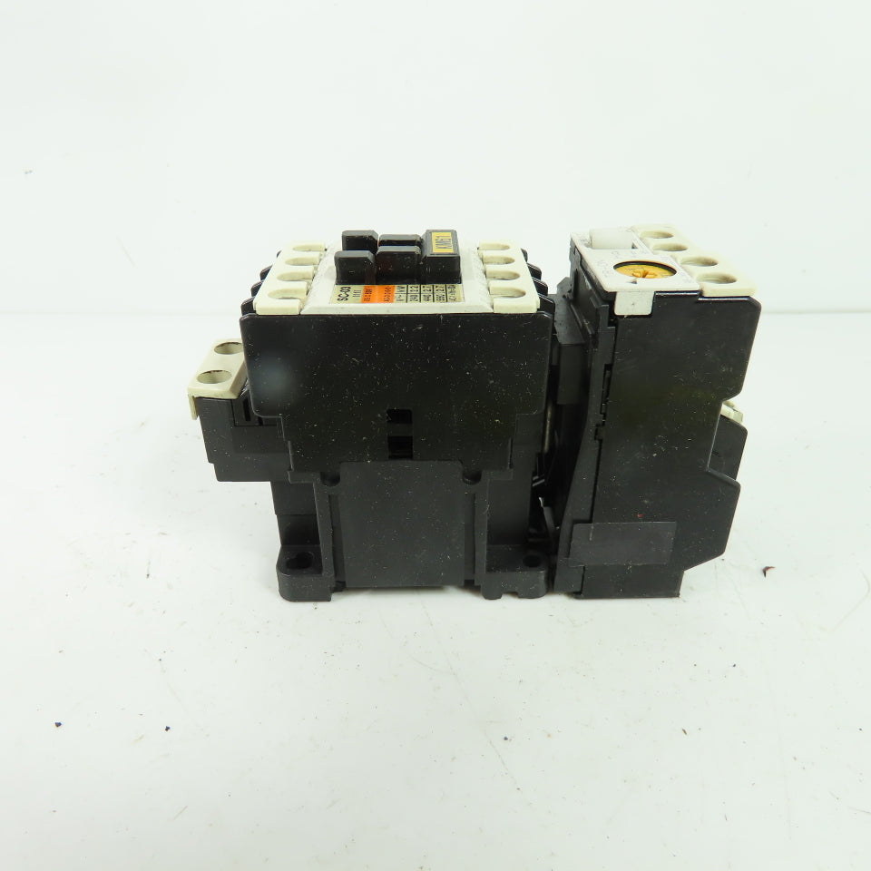 Fuji SC-03 3-Pole Magnetic Contactor W/ TR-0N 0.95-1.45A Overload Relay