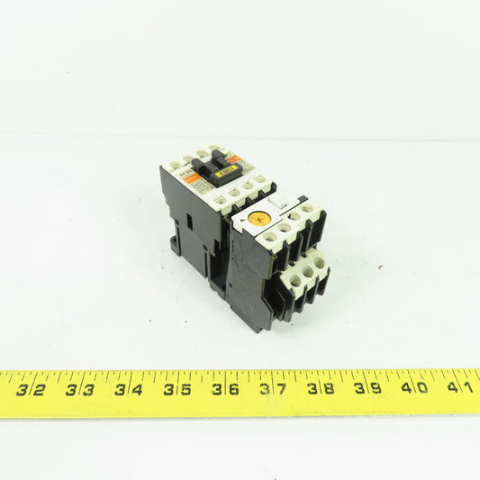 Fuji SC-03 3-Pole Magnetic Contactor W/ TR-0N 0.95-1.45A Overload Relay