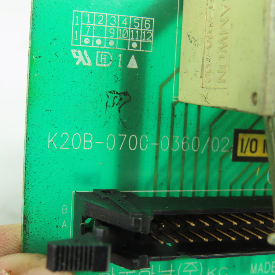 Fanuc K20B-0700-0360/02 I/O Mate A-2 Terminal Module Board