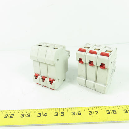 DF Electric 480032 PMF 10x38 32A 3-Pole DIN Rail Fuse Holder 690V Lot Of 2