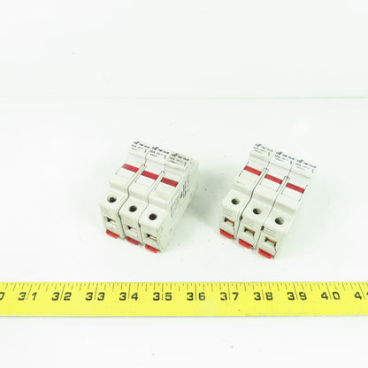 DF Electric 480032 PMF 10x38 32A 3-Pole DIN Rail Fuse Holder 690V Lot Of 2