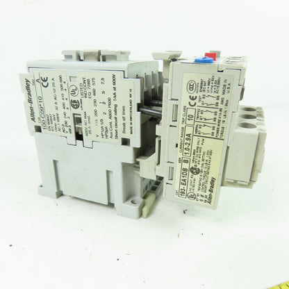 Allen-Bradley 100-C09*10 Ser A 3-Pole Contactor W/1.0-2.9A Overload Relay 120VAC