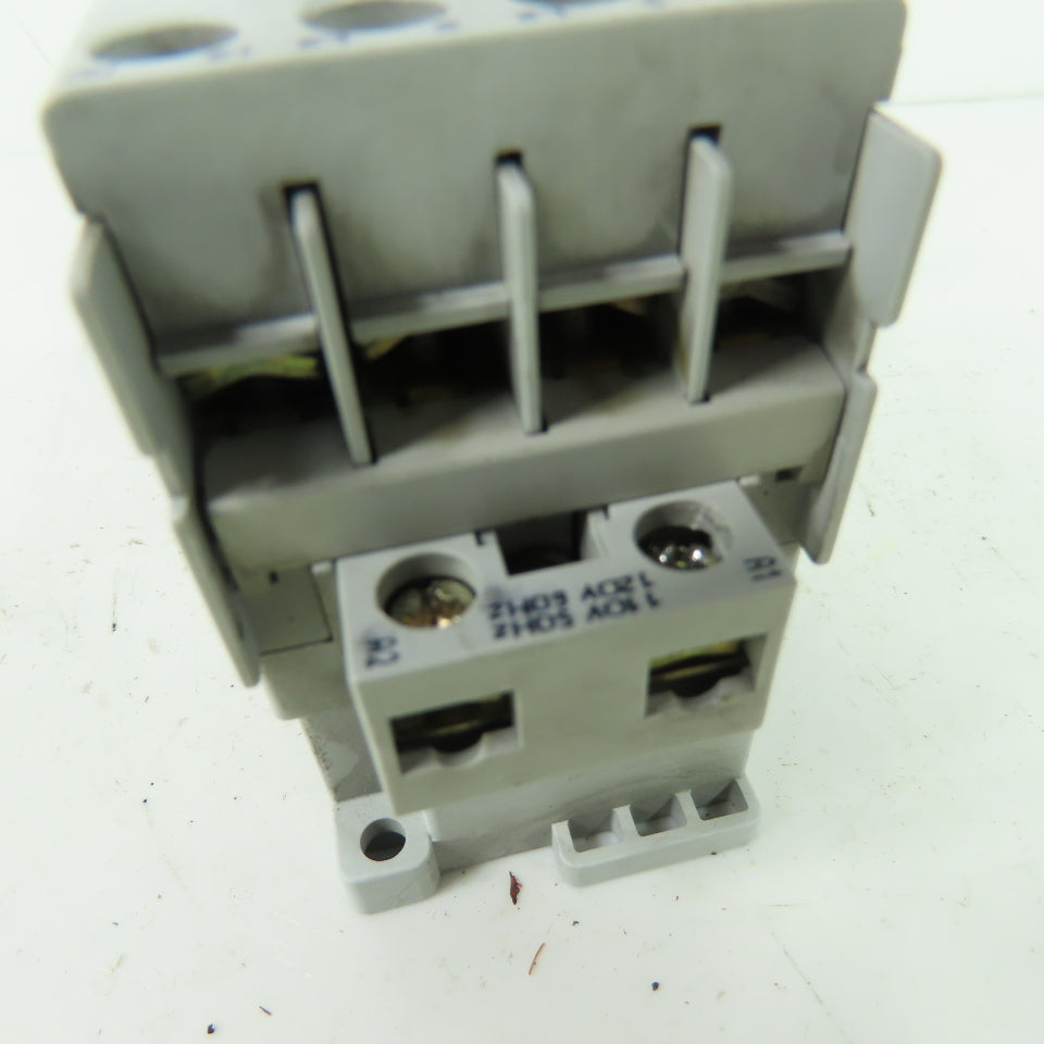 Allen-Bradley 100-C09*10 Ser A 3-Pole Contactor W/1.0-2.9A Overload Relay 120VAC