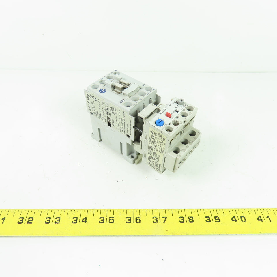 Allen-Bradley 100-C09*10 Ser A 3-Pole Contactor W/1.0-2.9A Overload Relay 120VAC